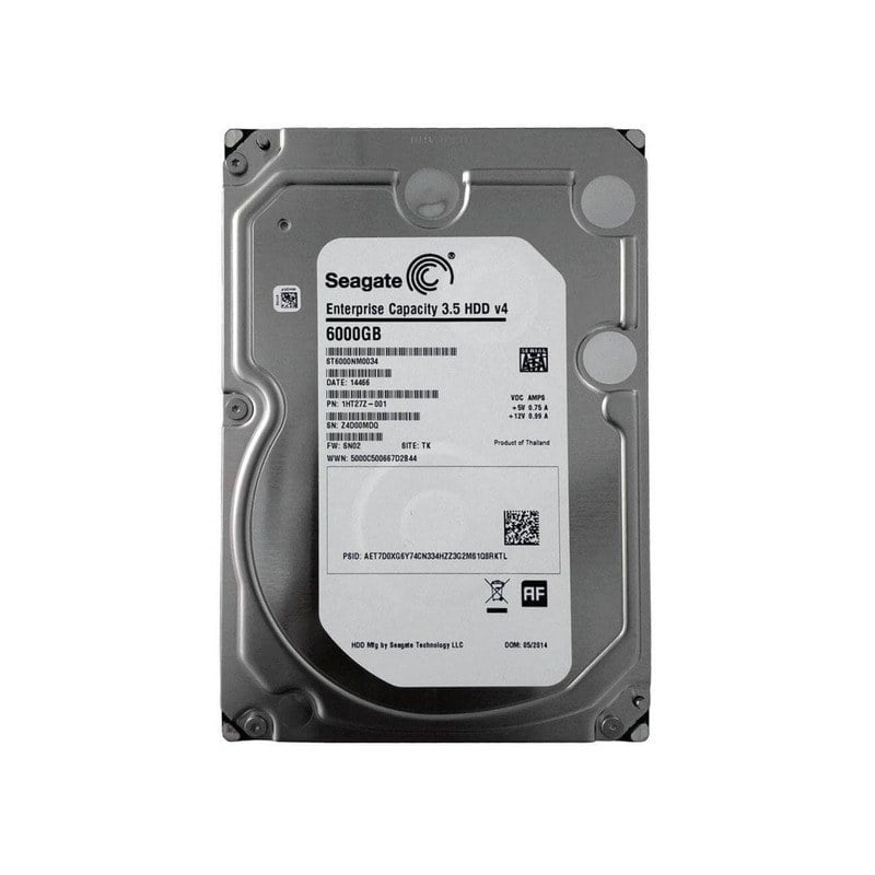 Enterprise V.4 6TB 7.2K RPM SAS 12GBPS Dual Port 128MB Hard Drive