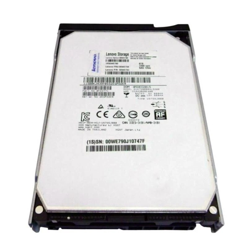 LENOVO 00WE794 - Lenovo Storage 3.5" 8TB 7.2k NL-SAS HDD with Tray