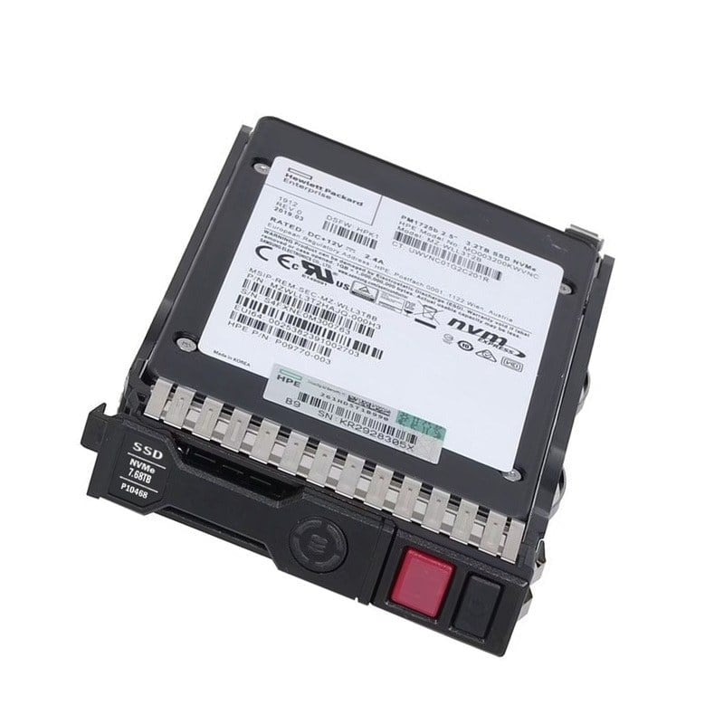 HPE PCI-Express 7.68TB SFF Digitally Signed Hot-Swap SSD
