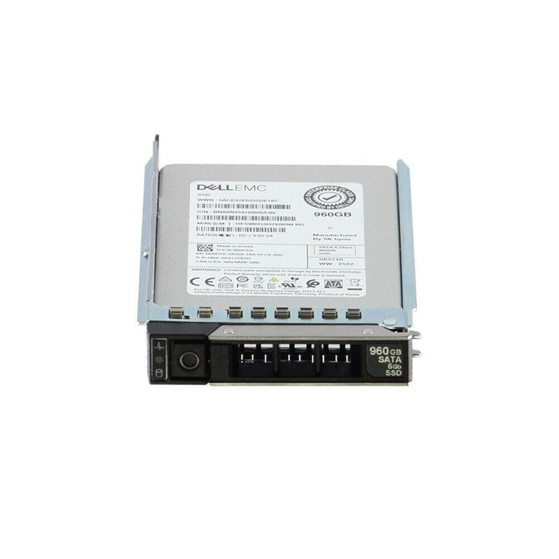 Dell 960GB SATA 6GBPS SSD Read Intensive 512e Hot Plug Hybrid Carrier for Server