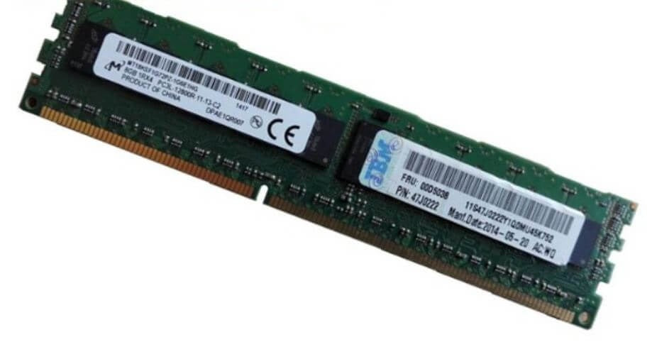 IBM 8GB 1X8GB 1600MHz PC3-12800 ECC Registered Low Voltage DDR3 SDRAM 240-PIN DIMM Memory Module For System X Server