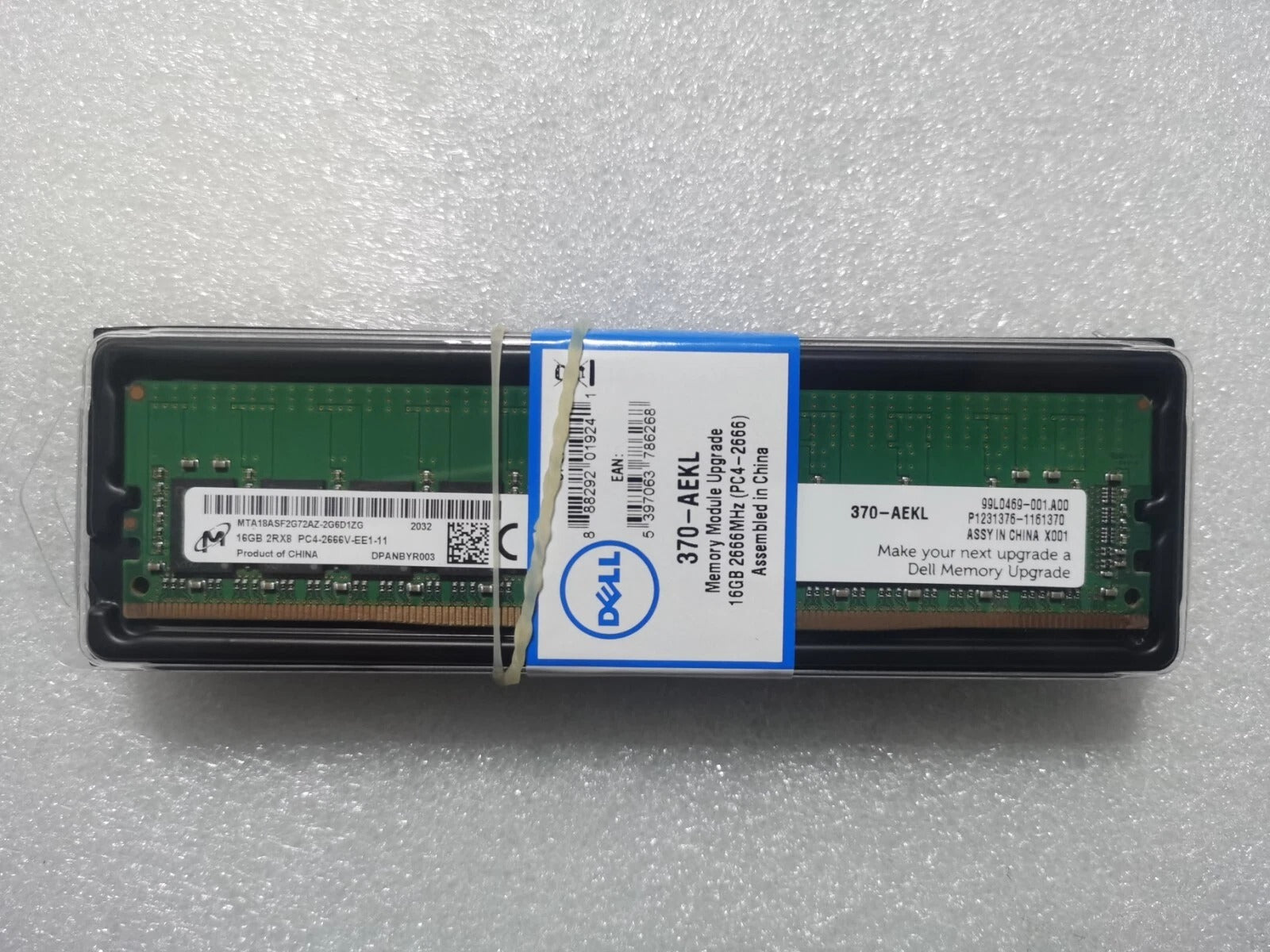 370-AEKL DELL UDIMM 16 GB PC4-21300 DDR4-2666Mhz 2RX8