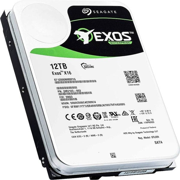 X16 12TB 7.2K RPM SATA 6GBPS 256MB Cache 4Kn Internal Hard Drive