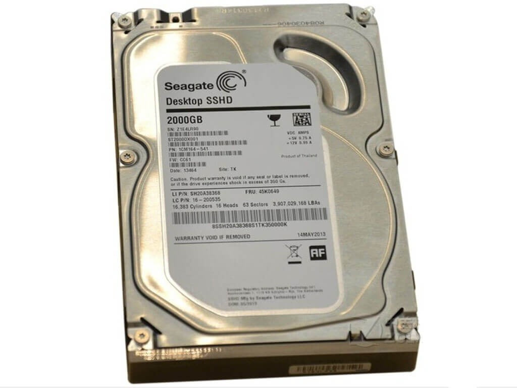 2TB SSHD SATA 6GBPS 64MB Buffer Desktop