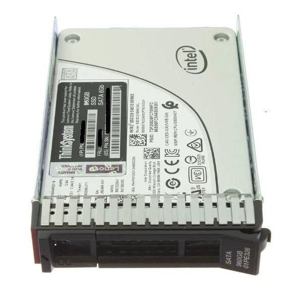 00YK218 00YK217 Lenovo INTEL S3610 800GB SATA 2.5" H/S SSD with Tray