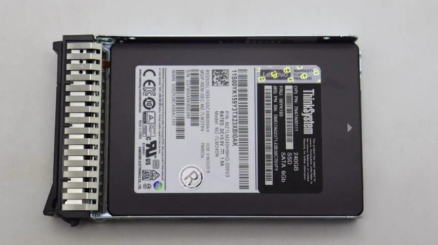 00YK193 Lenovo 240GB SATA 6Gbps 2.5" Internal SSD with Tray