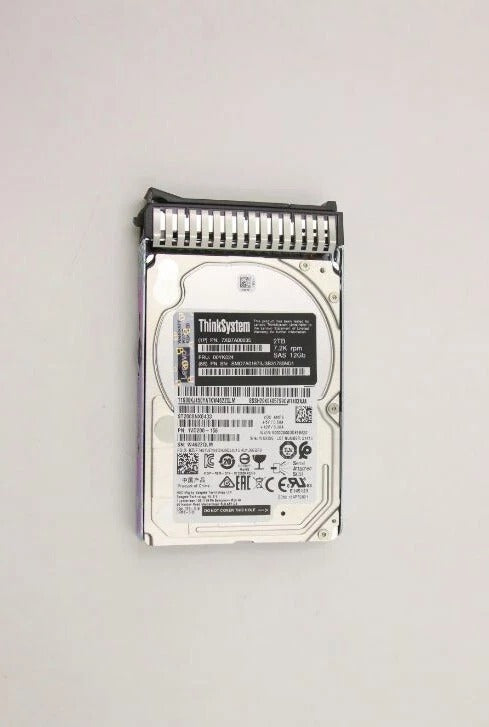 7XB7A00035 Lenovo 00YK024 ThinkSystem 2.5" 2TB 7.2K SAS 12Gb HotSwp HDD w/Tray