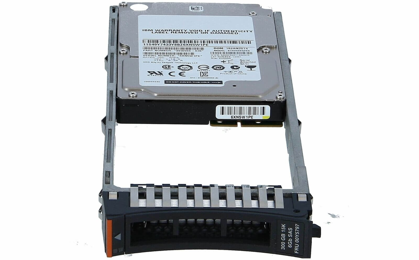 IBM 600GB SAS 6GBPS 10K RPM 2.5inch SFF Hot Swap Hard Drive With Tray